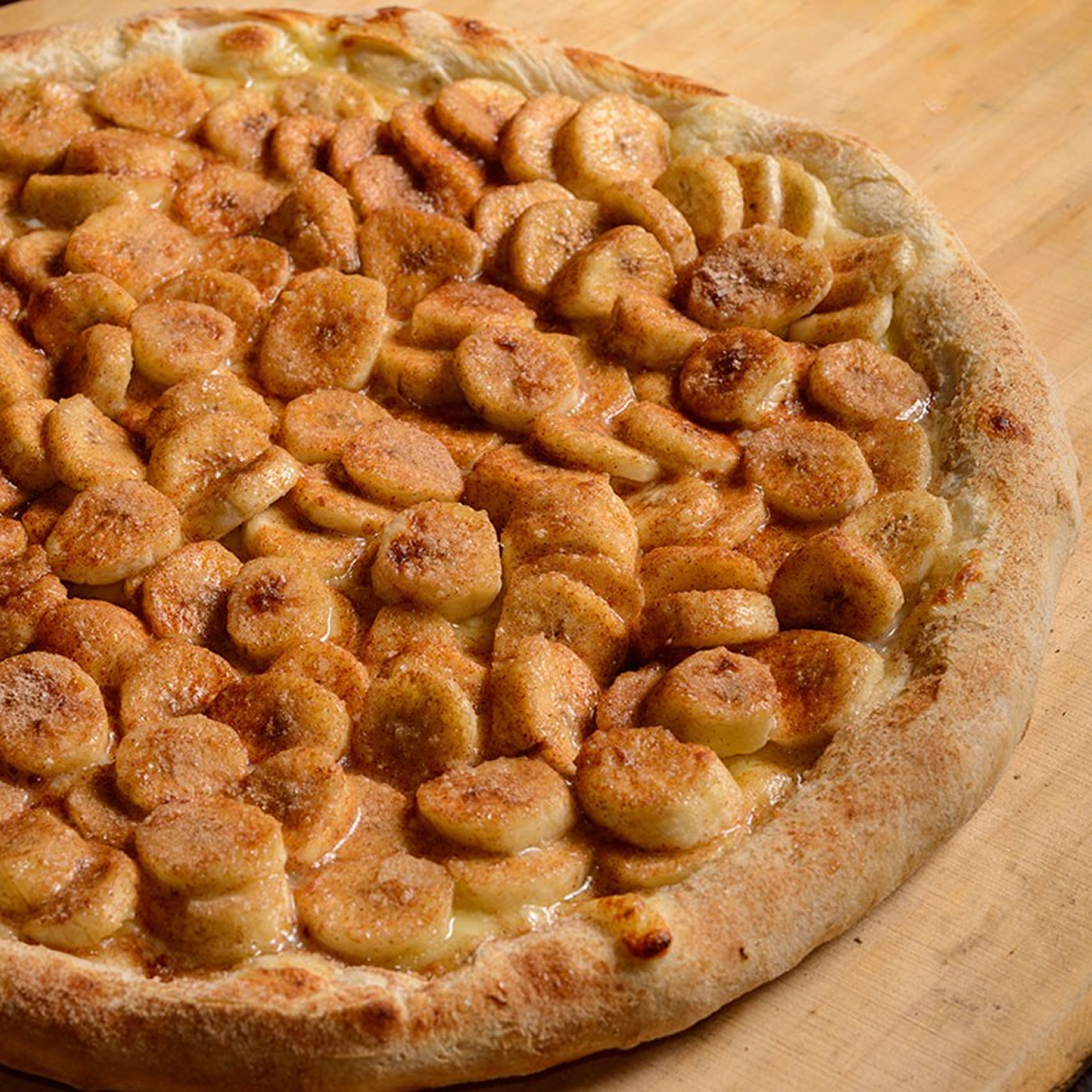 Pizza Doce de Leite com Banana